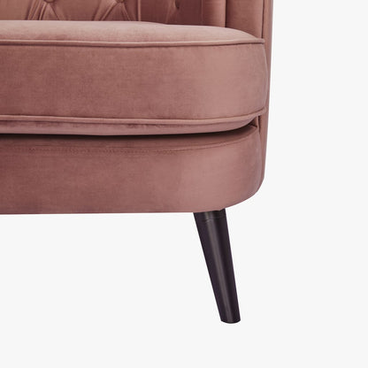 Fauteuil rose GINGER