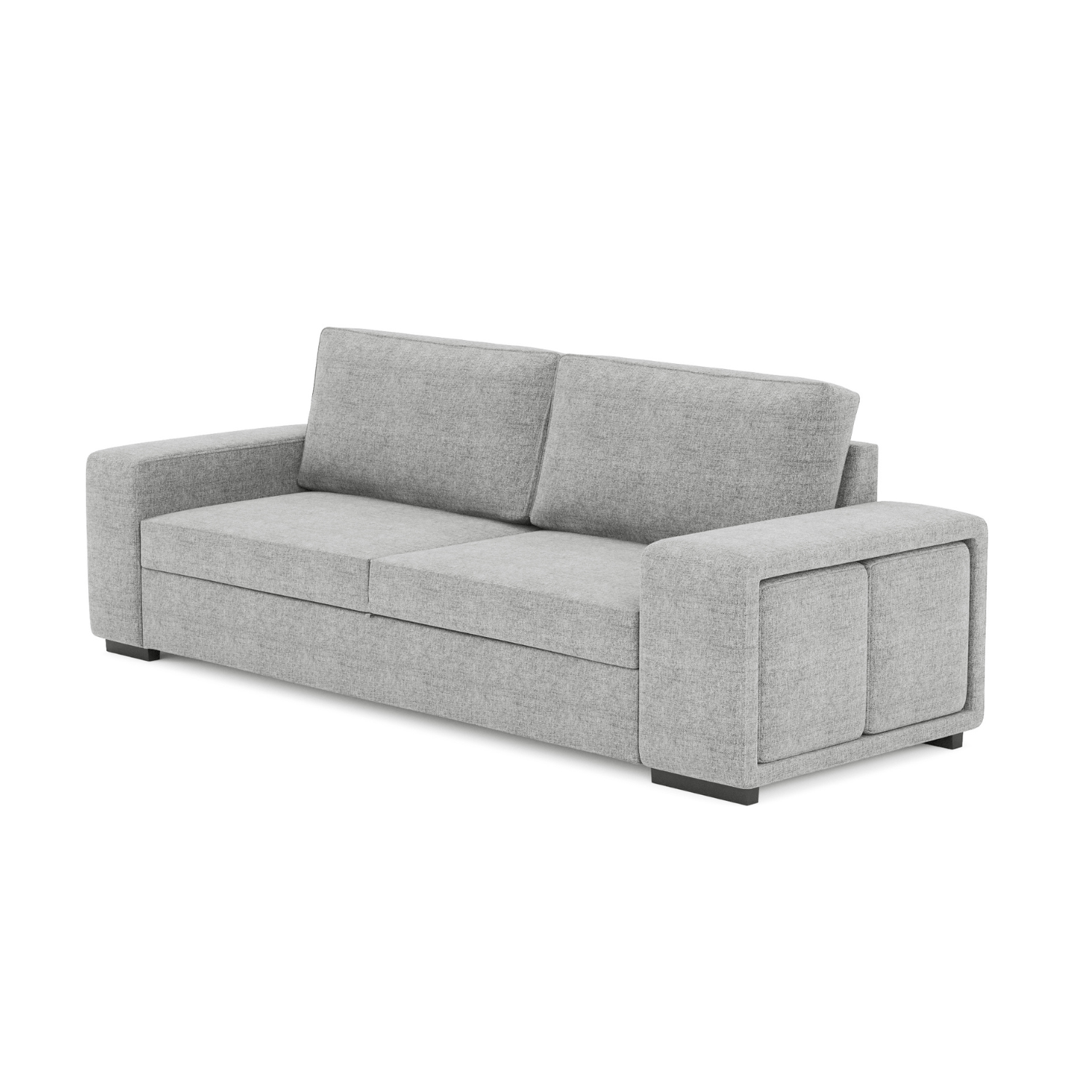 Sofá - Cama 3 Lugares + 2 Puffs - AveryS9903CSRG8211_C24