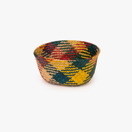 Cesto Seagrass Multicolorido Pequeno BASSAC