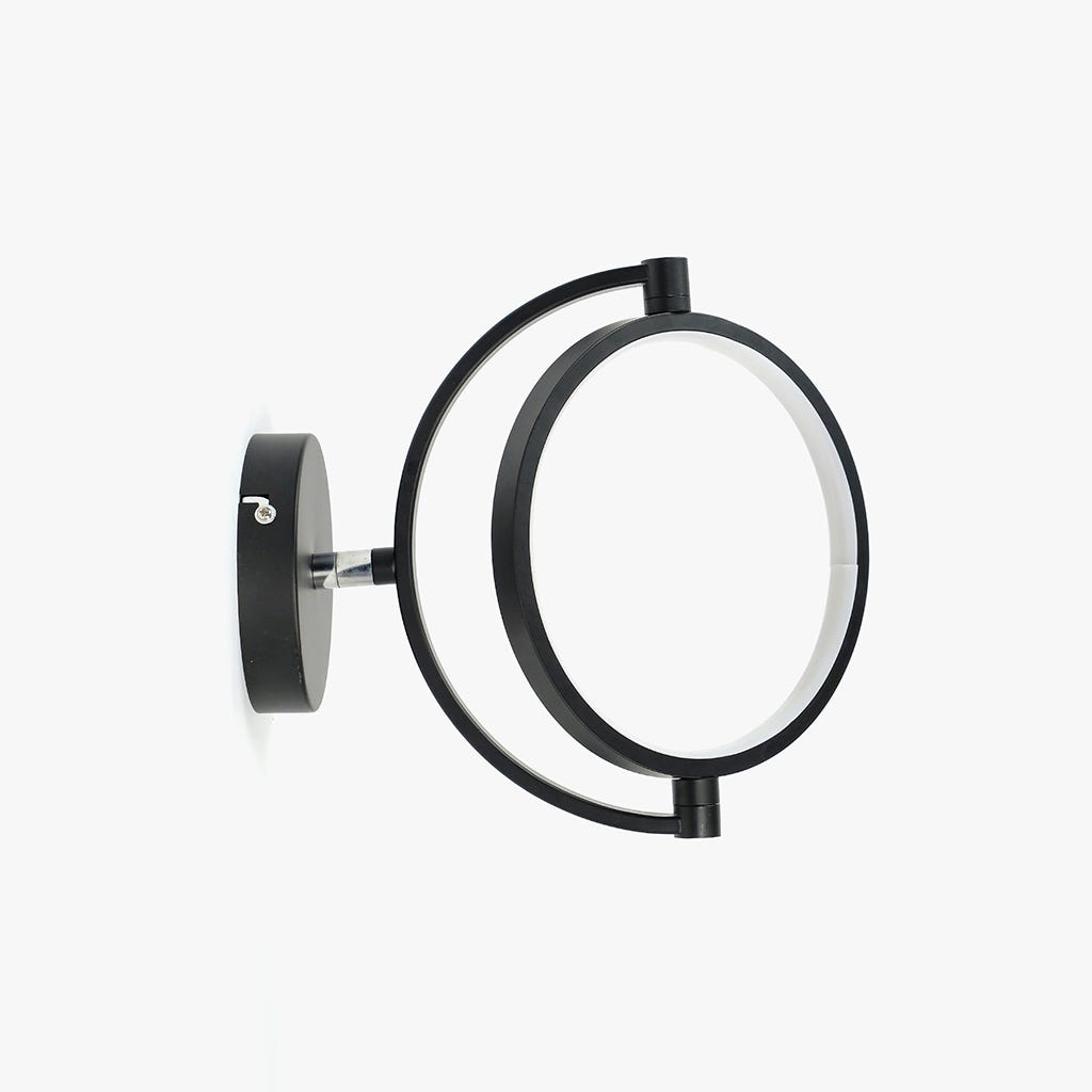 Foco de Parede Led Preto GLOBUS