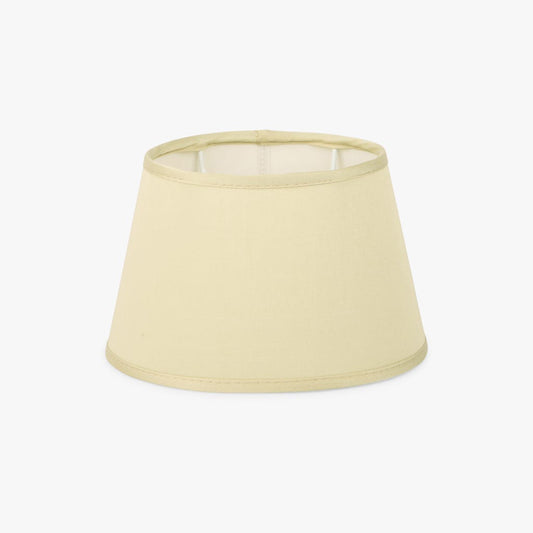 Abatjour ovale en soie beige