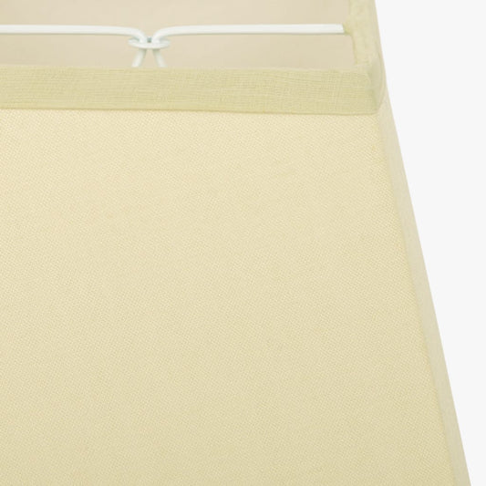 Abatjour carré en soie beige