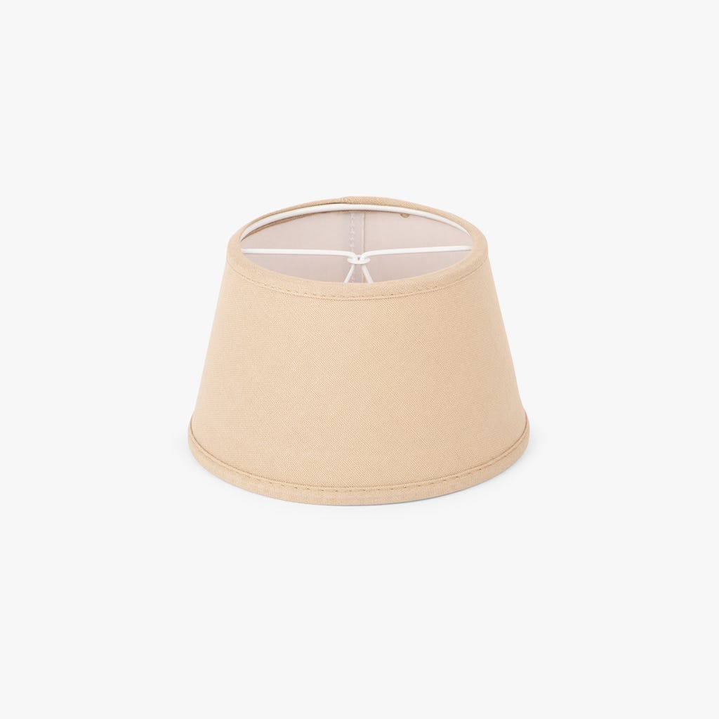 Abatjour tambour lin beige