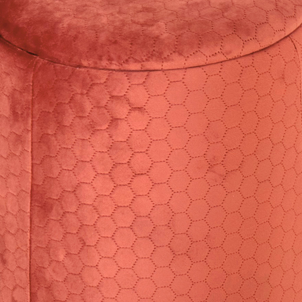 Pouf Tijolo de Veludo com padrão e arrumação LUCENA