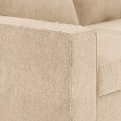 Sofá cama beige resistente