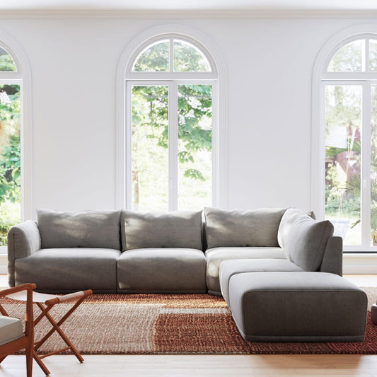 Unité de couchage pouf gris COTILLARD