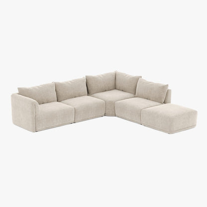 Sofa modular bege COTILLARD