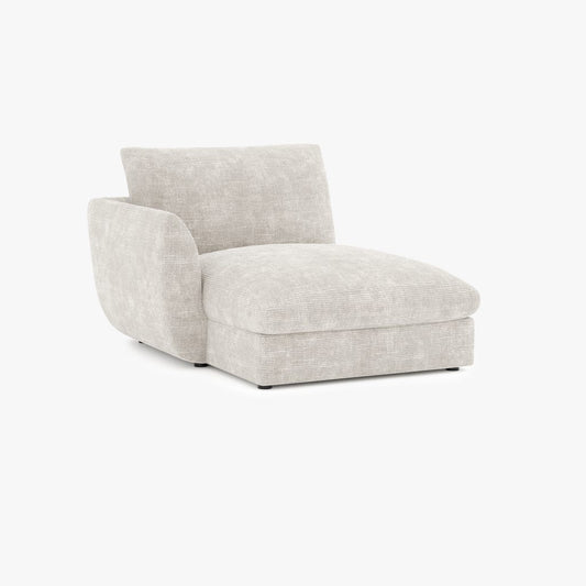 Módulo de sofá chaise longue brazo izquierdo beige DICAPRIO