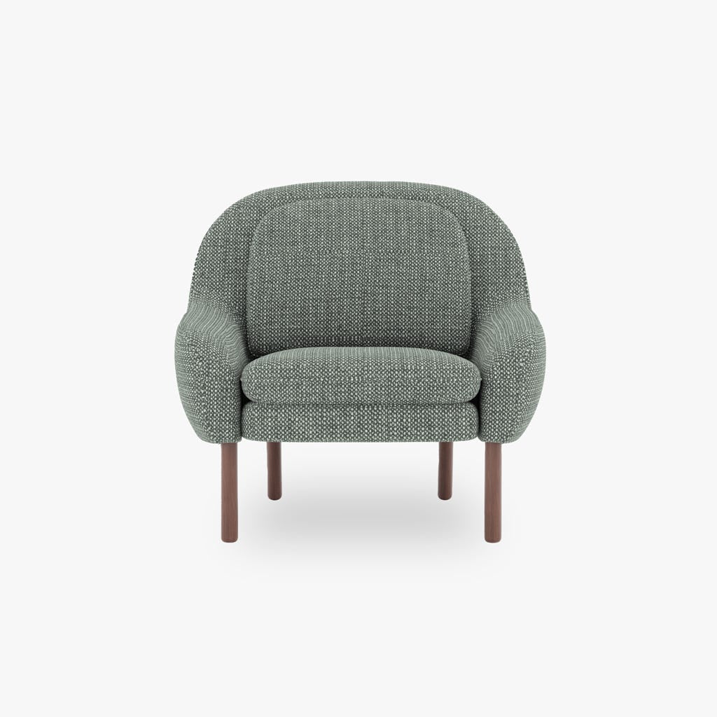 Green armchair BULLOCK