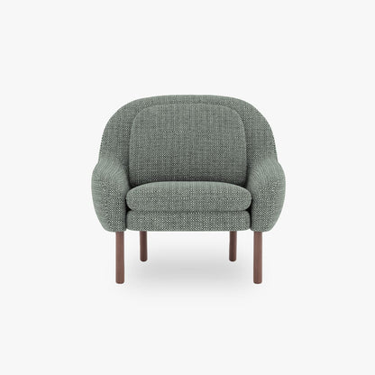 Green armchair BULLOCK