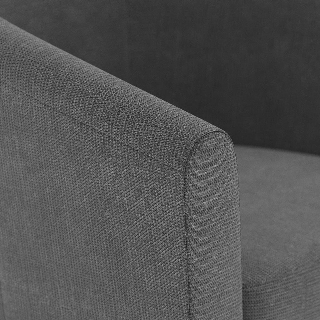 Armchair swivel anthracite DUPARC