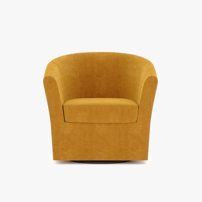 Armchair swivel yellow DUPARC