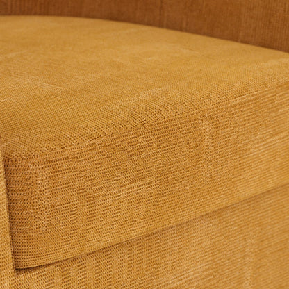 Armchair swivel yellow DUPARC