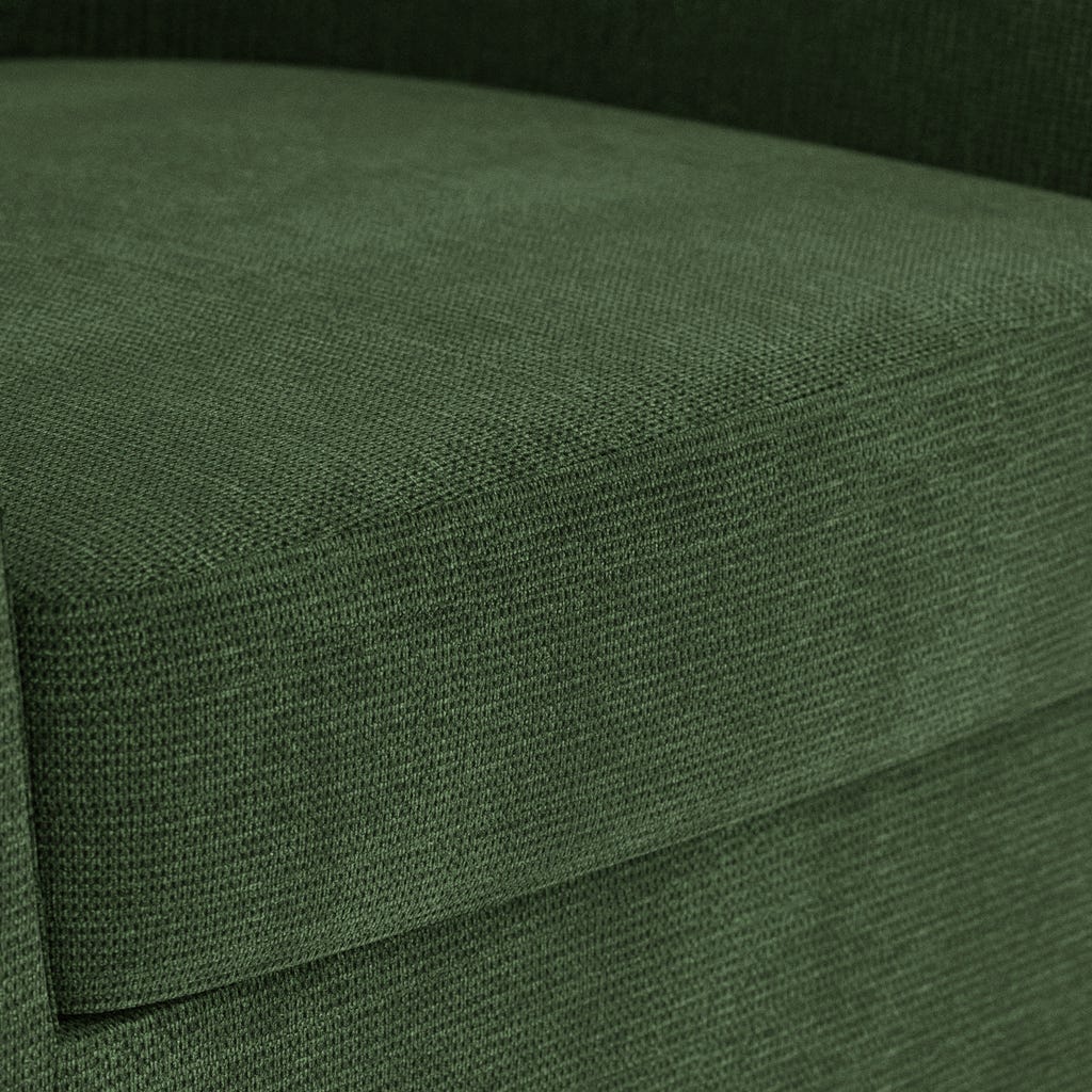 Cadeirão rotativo verde DUPARC