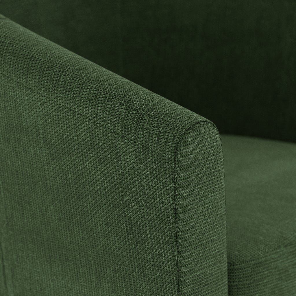 Cadeirão rotativo verde DUPARC