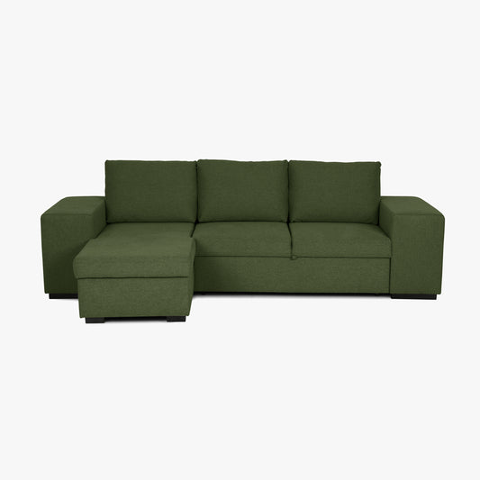 Sofá Chaise Longue e Sofá Cama Verde Banderas