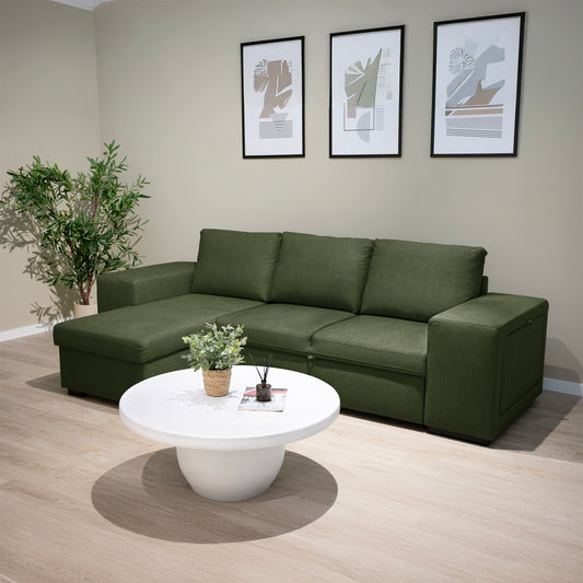 Sofá Chaise Longue e Sofá Cama Verde Banderas