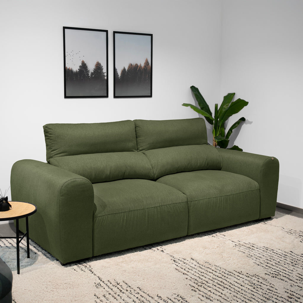Green sofa bed DEEP