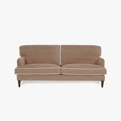 Sofá de 3 plazas SPENCER color caramelo/beige