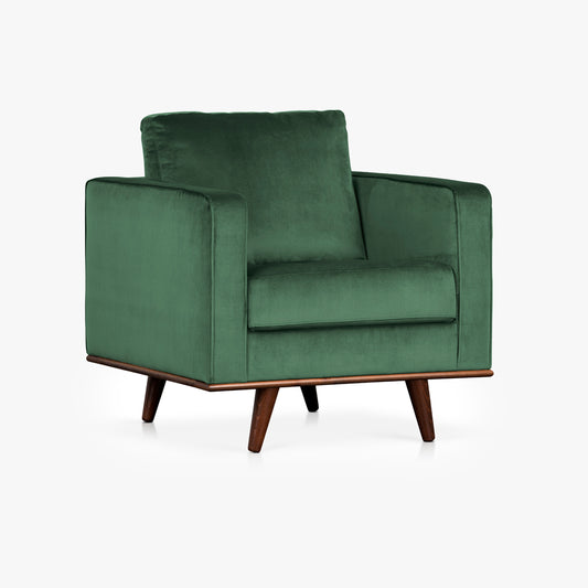 Cadeirão Veludo Verde RUDD