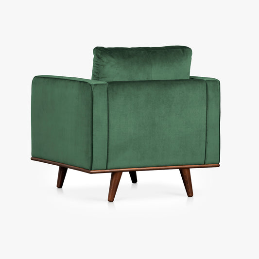 Cadeirão Veludo Verde RUDD