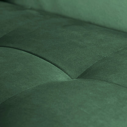 Sillón de terciopelo verde RUDD