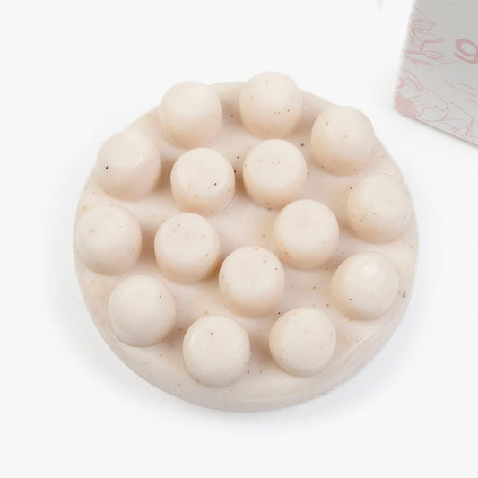 Sabonete de massagem esfoliante Jasmim e Rosa Mosqueta 94g
