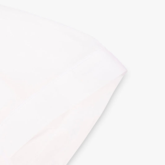 Taie blanc percale 45x100cm SAMOA