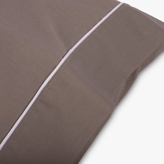 Funda gris percal 50x65cm SAMOA