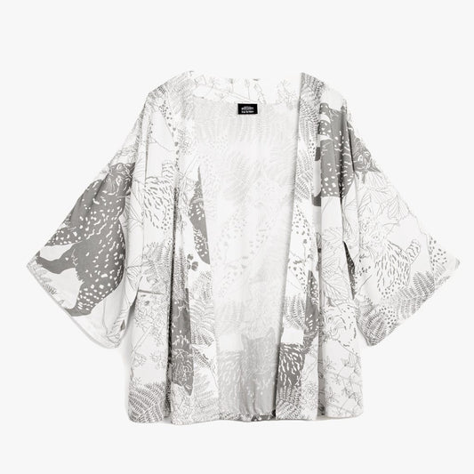 Kimono Curto Viscose Pt/Br 70