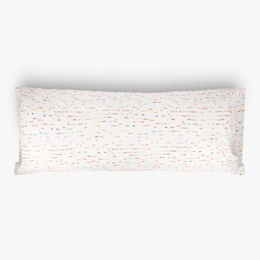Taie d'oreiller multicolore percal 45x155cm HOLAMBRA