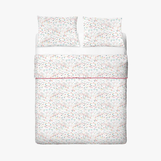 Taie d'oreiller multicolore percal 45x155cm HOLAMBRA