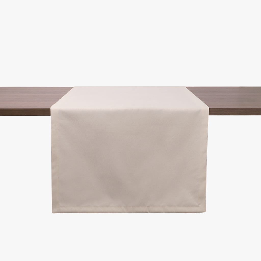 Chemin de table jacquard naturel 50x170 cm MINHO