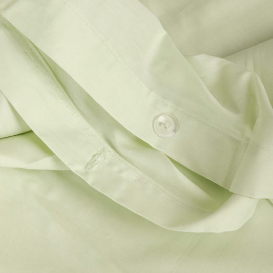 Funda nórdica verde percal - Cama 80/90 (140x220cm) SAMOA