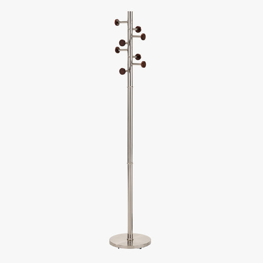 Steel and Wood Standing Coat Rack 172cm CAUTO