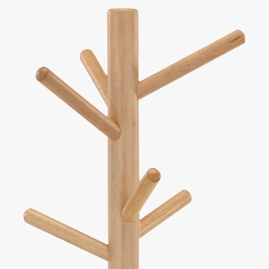 Pied de support blanc avec bois naturel 28x174 OLIMPO