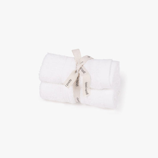 Serviette de toilette blanc 30x30 cm 4EVERYDAY
