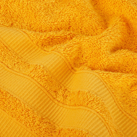 Toalha de mãos amarela 50x90 cm 4EVERYDAY