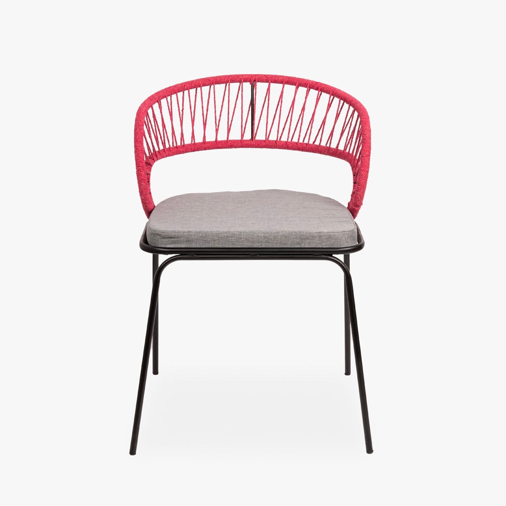 Chair pink 56x58x80cm PANTAI 