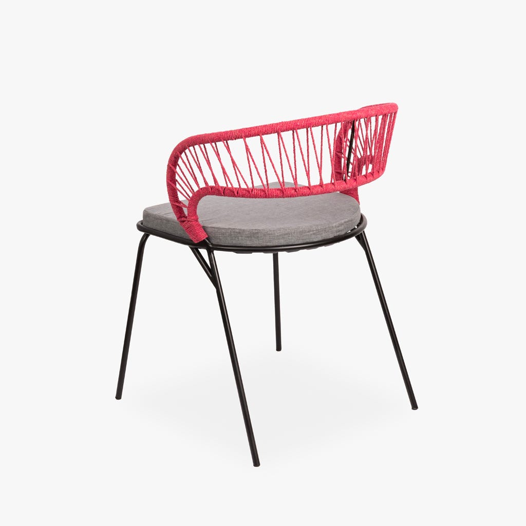 Chair pink 56x58x80cm PANTAI 