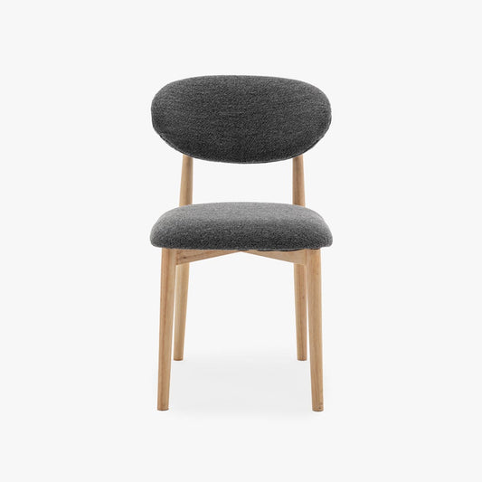 Grey chair 49x51x81cm BREST