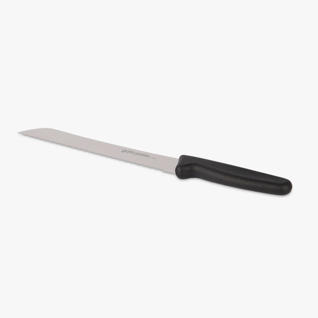 Faca de Pão com Cabo Preto 20cm CHEF
