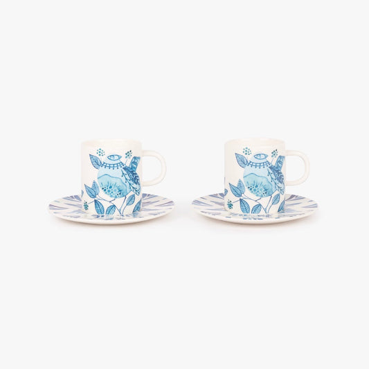2 chávenas de café BLUE BIRD