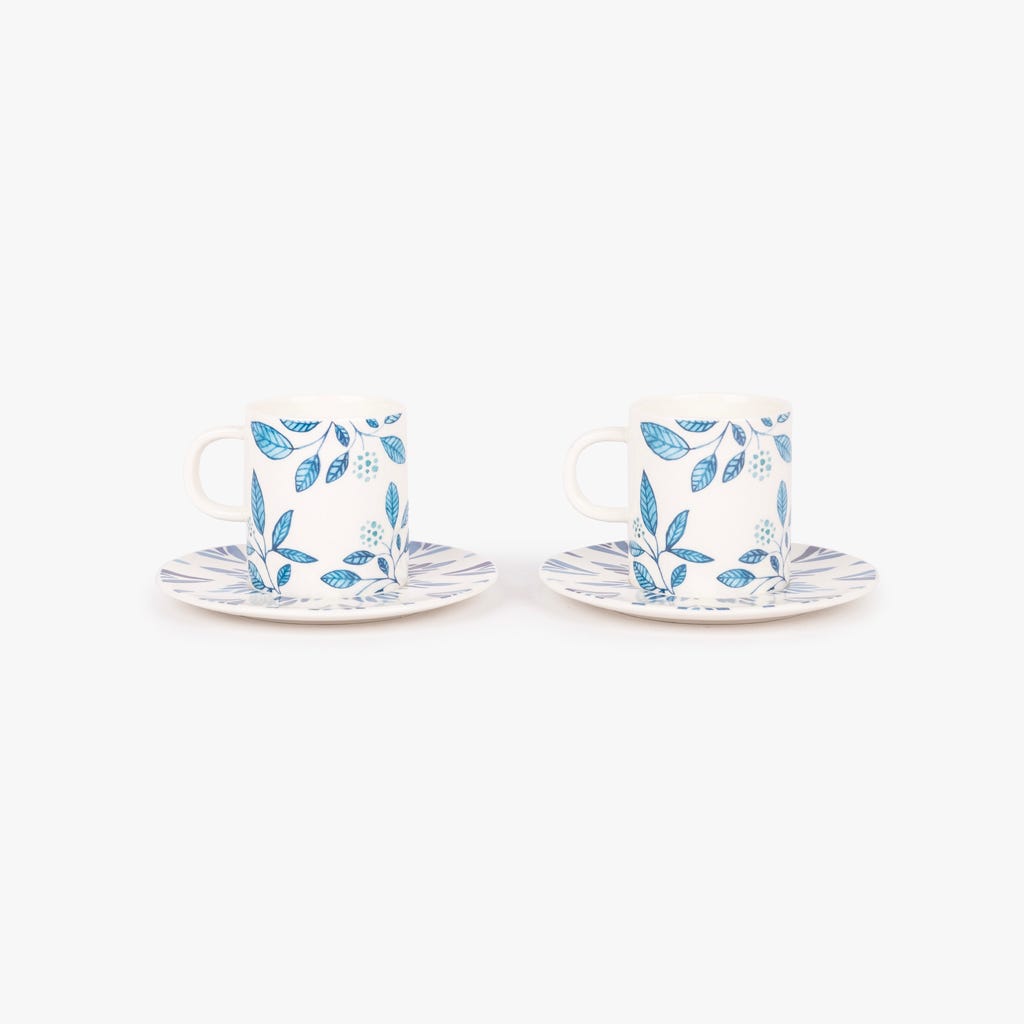 2 chávenas de café BLUE BIRD
