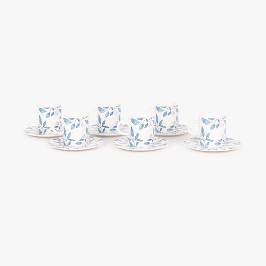 6 tazas de café BLUE BIRD
