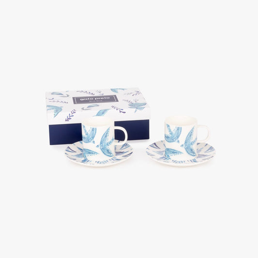 2 tazas de té BLUE BIRD