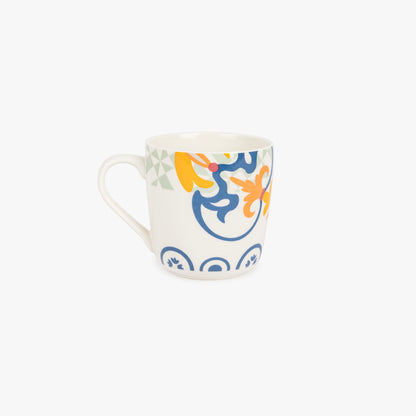 Mug with plate AZULEJO