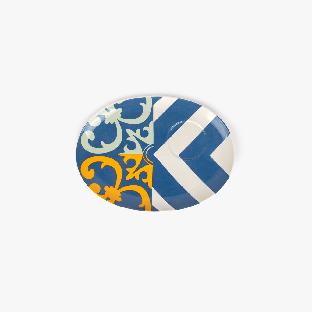 Mug with plate AZULEJO