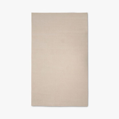Tapete Tufado Lã e Viscose Bege 70x110 MIRA