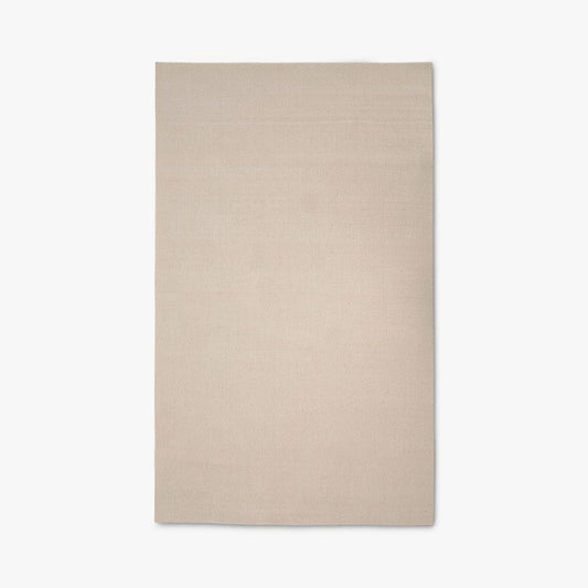 Tapete Tufado Lã e Viscose Bege 70x110 MIRA